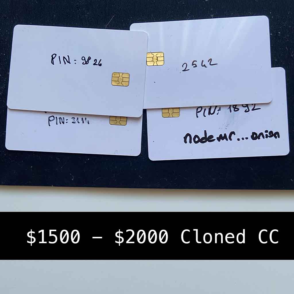 $1500 - $2000 Cloned Credit Card (Physical)