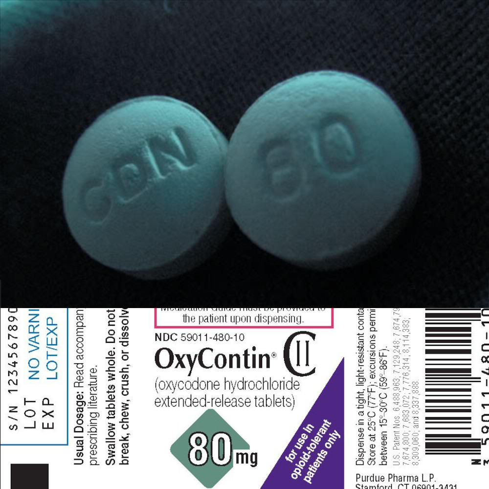 Oxycodone OxyContin 80 mg - 10 pills