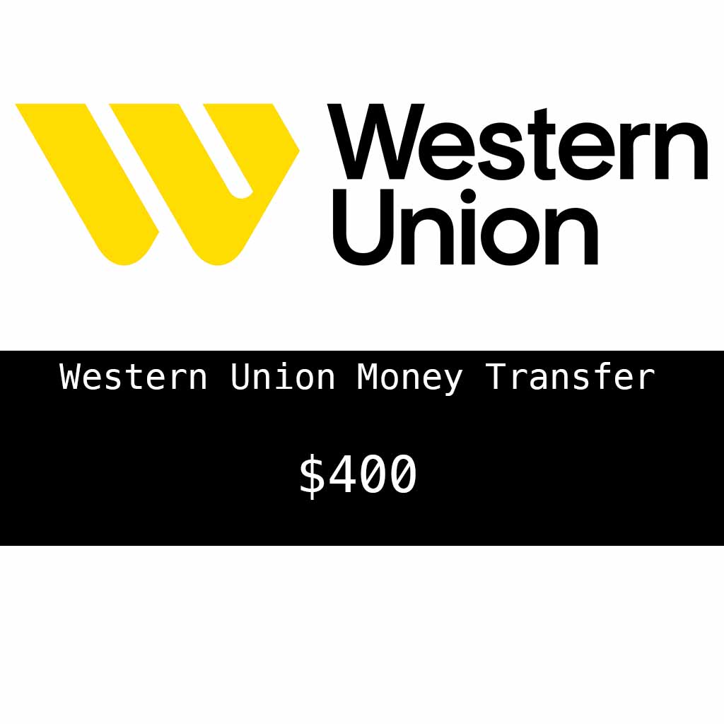 $400 Western Union Transfer